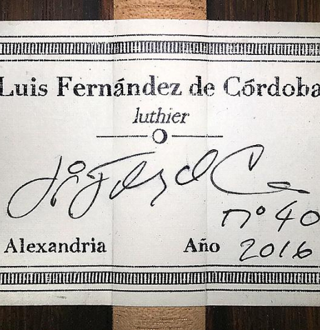 2016 Luis Fernandez de Cordoba SP/CSAR