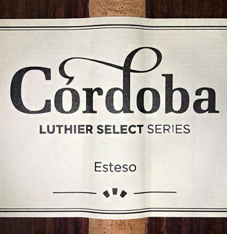 2020 Cordoba Luthier Select Series &quot;Esteso&quot; CD/PF