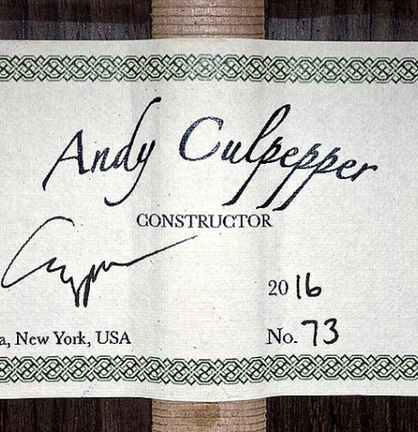 2016 Andy Culpepper SP/IN