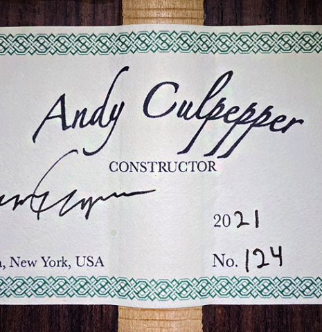 2021 Andy Culpepper SP/IN