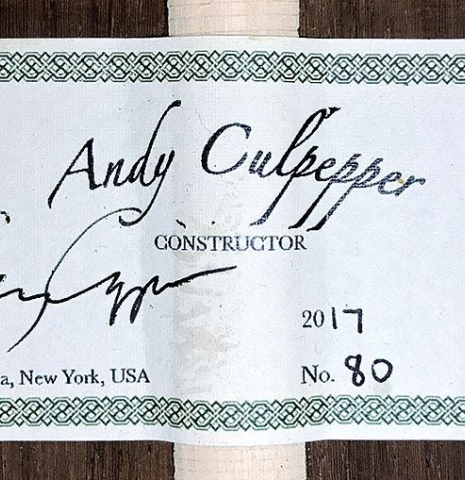 2017 Andy Culpepper CD/AR