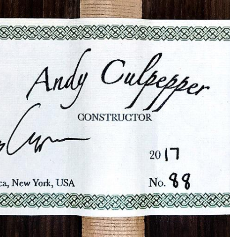2017 Andy Culpepper SP/CSAR