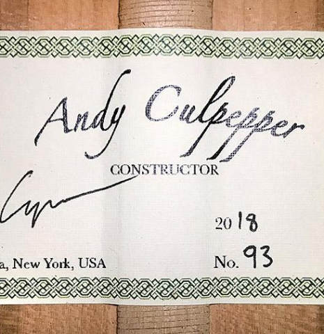 2018 Andy Culpepper CD/CH