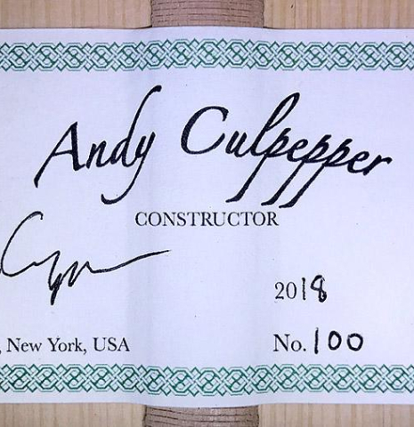 2018 Andy Culpepper SP/CY