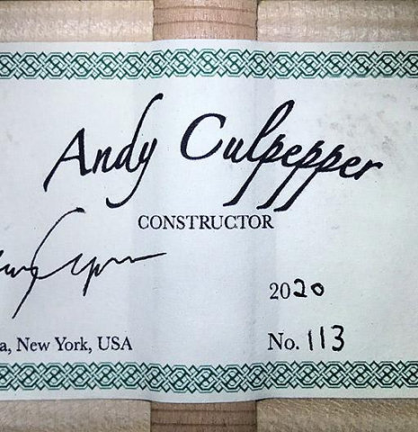 2020 Andy Culpepper &quot;Starry Night&quot; CD/MP