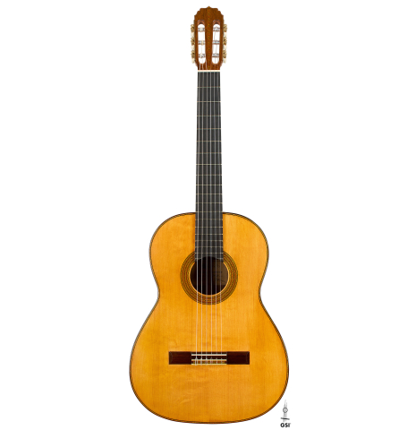 The front of a 2026 Vladimir Druzhinin "Special" classical guitar made of spruce and African rosewood