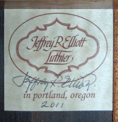 2011 Jeffrey Elliott SP/CSAR