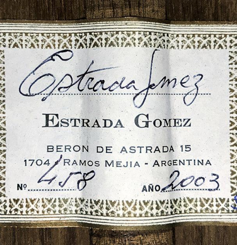 2003 Francisco Estrada Gomez CD/IN