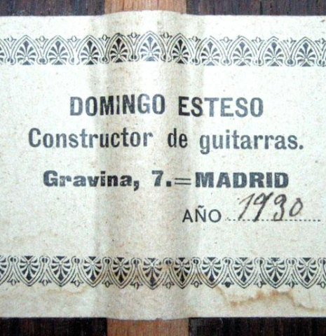 1930 Domingo Esteso SP/CSAR