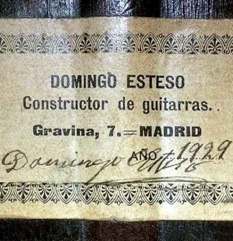 1929 Domingo Esteso SP/CSAR