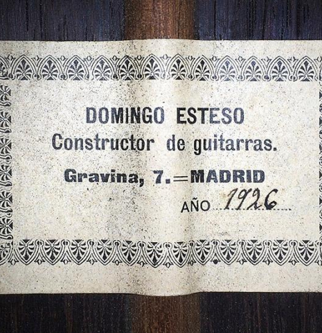 1926 Domingo Esteso SP/CSAR