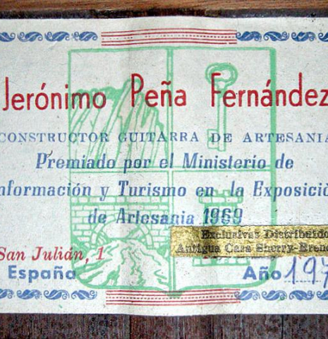 1973 Jeronimo Pena Fernandez CD/CSAR
