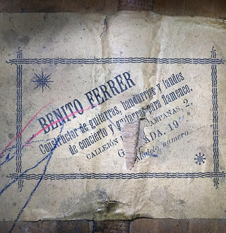 1911 Benito Ferrer SP/CY