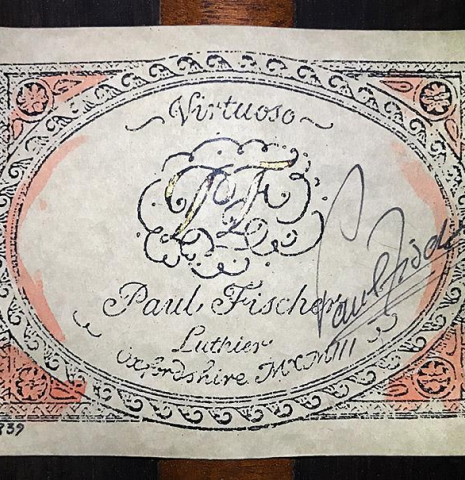 1993 Paul Fischer "Virtuoso" SP/CSAR