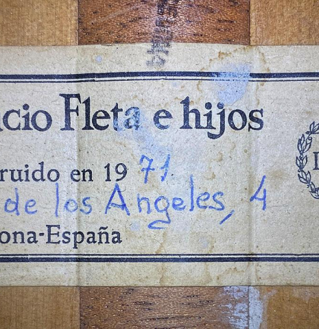 1971 Ignacio Fleta CD/CY