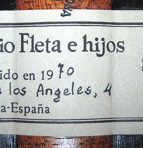 1970 Ignacio Fleta CD/IN
