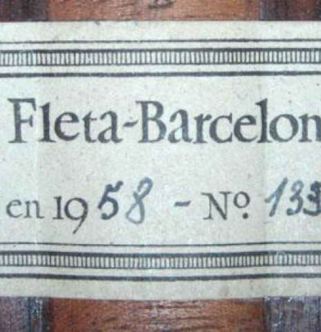 1958 Ignacio Fleta SP/IN