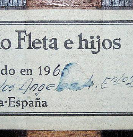 1965 Ignacio Fleta SP/IN (ex Rey de la Torre)
