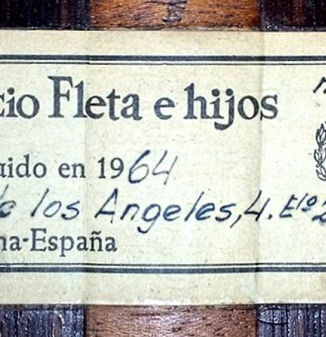 1964 Ignacio Fleta SP/IN