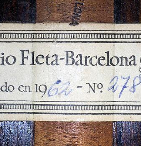1962 Ignacio Fleta SP/IN