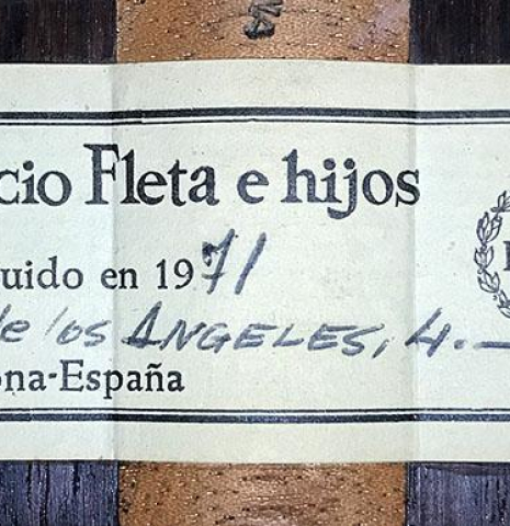1971 Ignacio Fleta CD/IN