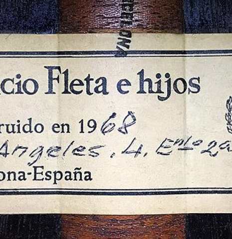 1968 Ignacio Fleta CD/IN