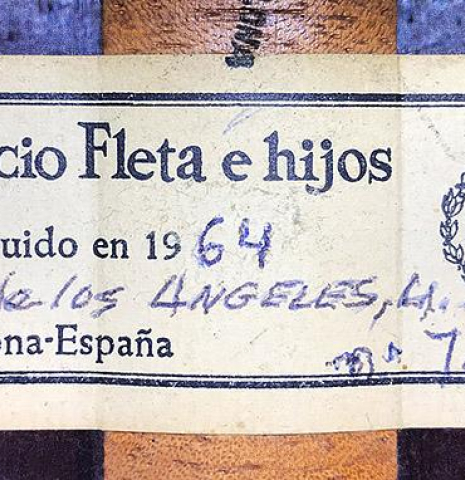 1981 Ignacio Fleta CD/IN (ex Marcelo Kayath)