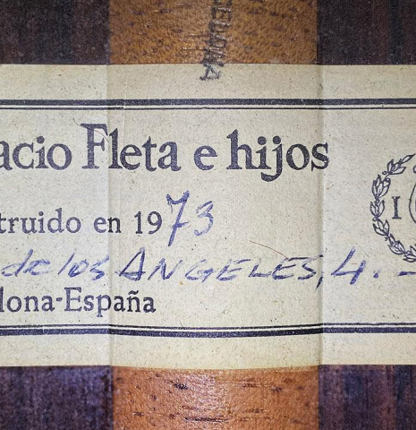 1973 Ignacio Fleta CD/IN