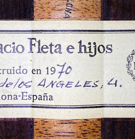 1970 Ignacio Fleta CD/IN
