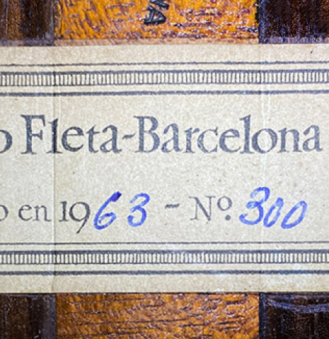 1963 Ignacio Fleta SP/IN
