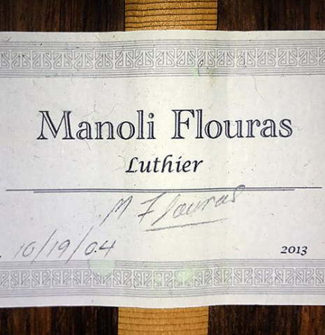 2013 Manoli Flouras CD/CO