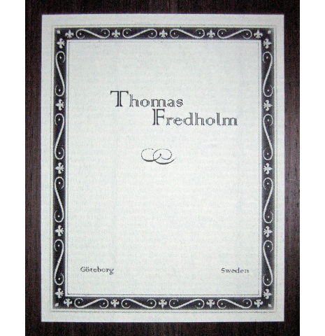 2008 Thomas Fredholm CD/IN