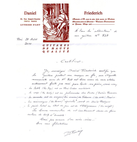 2010 Daniel Friederich CD/IN