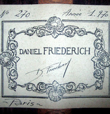 1970 Daniel Friederich SP/IN