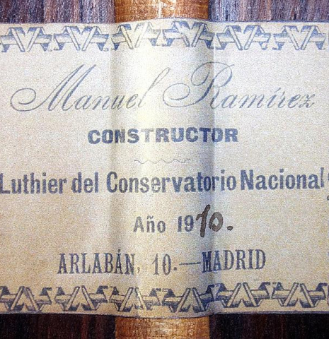 2013 Lorenzo Frignani "1910 Manuel Ramirez" SP/IN