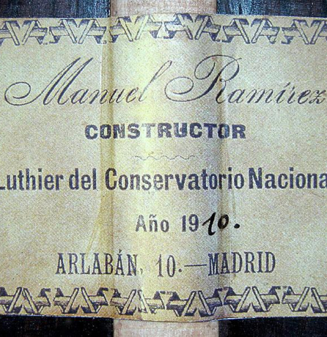 2015 Lorenzo Frignani "1910 Manuel Ramirez" SP/IN