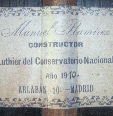 2012 Lorenzo Frignani "1910 Manuel Ramirez" SP/IN