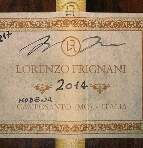 2014 Lorenzo Frignani SP/ME
