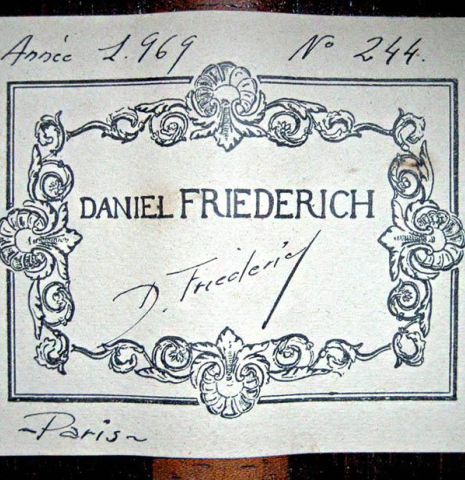 1969 Daniel Friederich SP/CSAR
