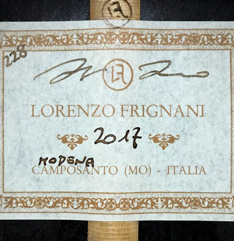 2017 Lorenzo Frignani SP/IN