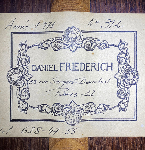 1971 Daniel Friederich SP/CSAR
