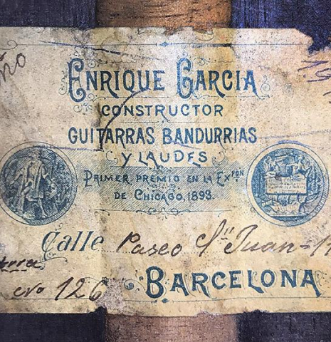 1912 Enrique Garcia SP/CSAR