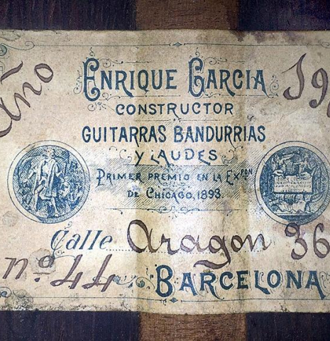 1904 Enrique Garcia SP/CSAR