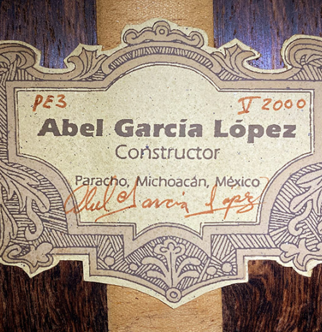 2000 Abel Garcia CD/PE (ex Pepe Romero)