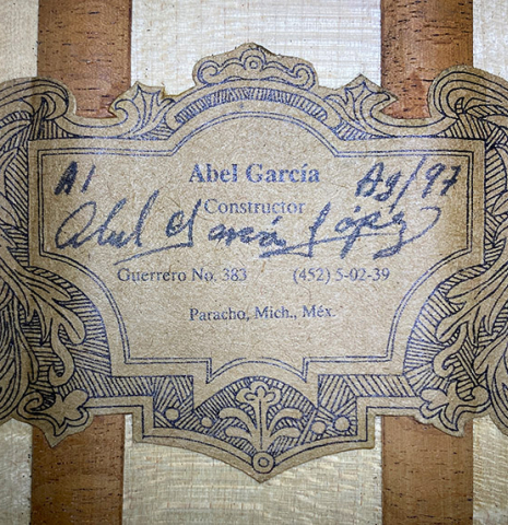 1997 Abel Garcia "1856 Torres" CD/MP (ex Pepe Romero)