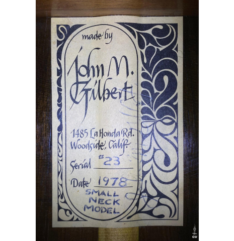 1978 John Gilbert SP/CSAR