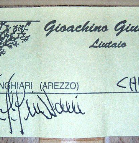 2007 Gioachino Giussani CD/CSAR