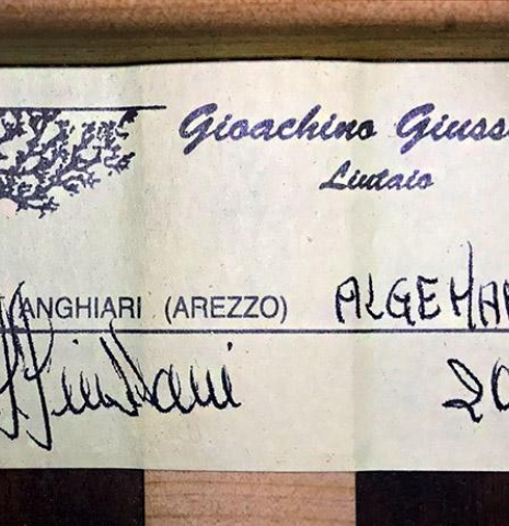 2008 Gioachino Giussani "Humphrey" CD/CSAR