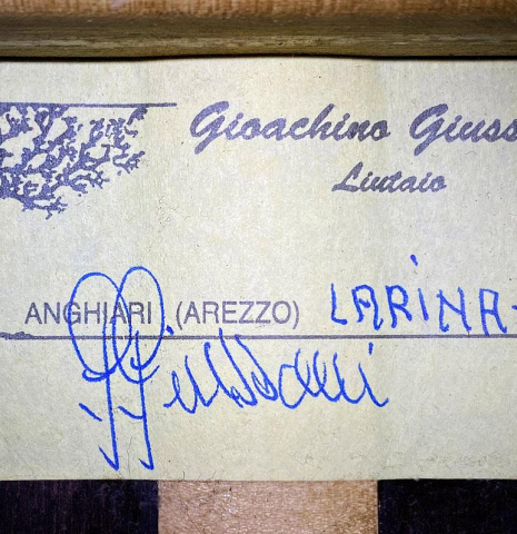 2016 Gioachino Giussani SP/CSAR