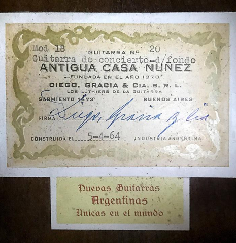 1964 Diego y Gracia SP/CSAR